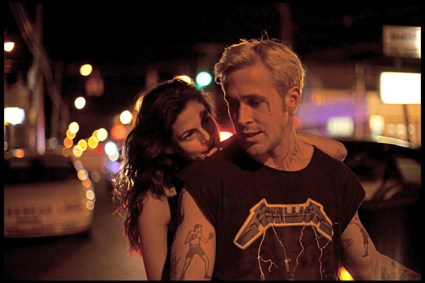 Eva Mendes and Ryan Gosling in The Place Beyond The Pines