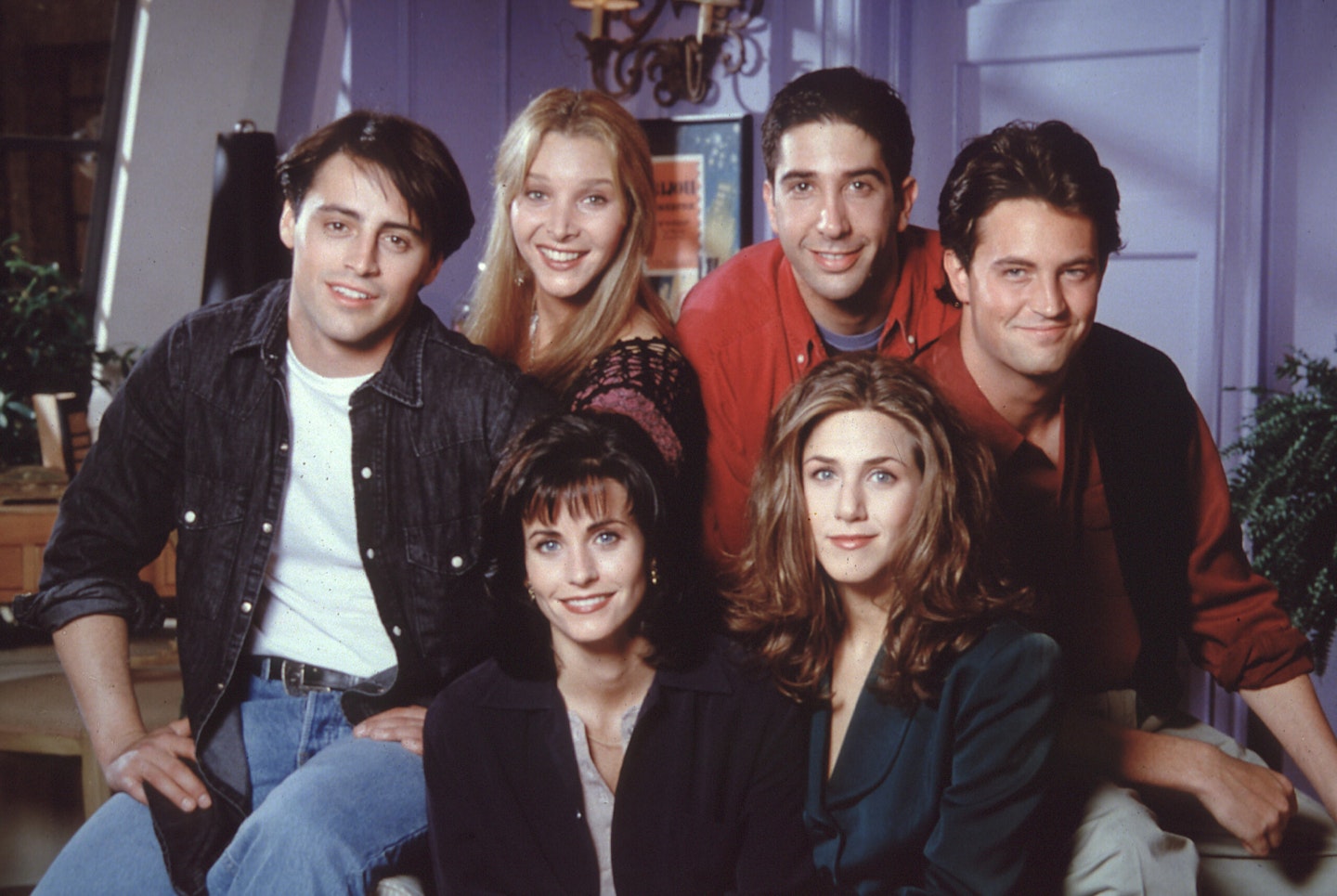 Friends stars Matt LeBlanc, Lisa Kudrow, David Schwimmer, Matthew Perry, Jennifer Aniston and Courtney Cox