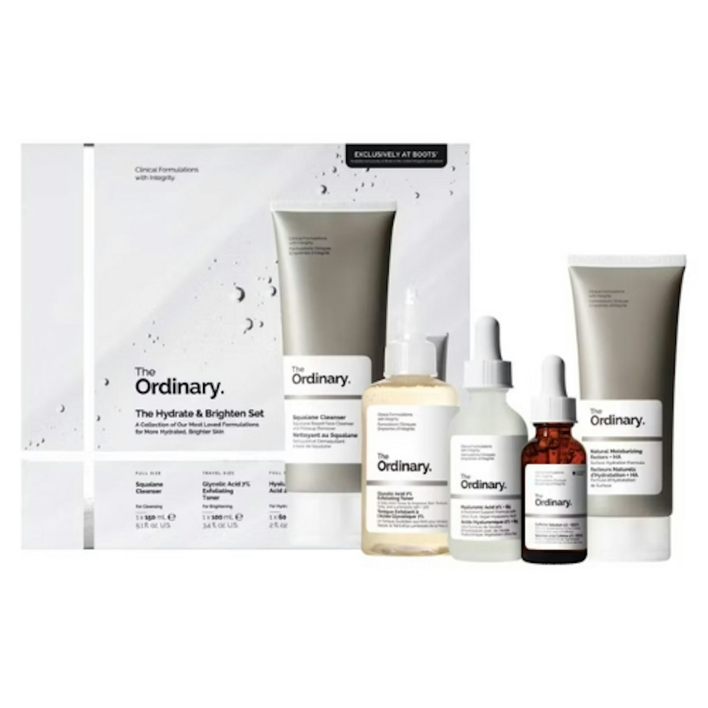 The Ordinary The Hydrate & Brighten Set