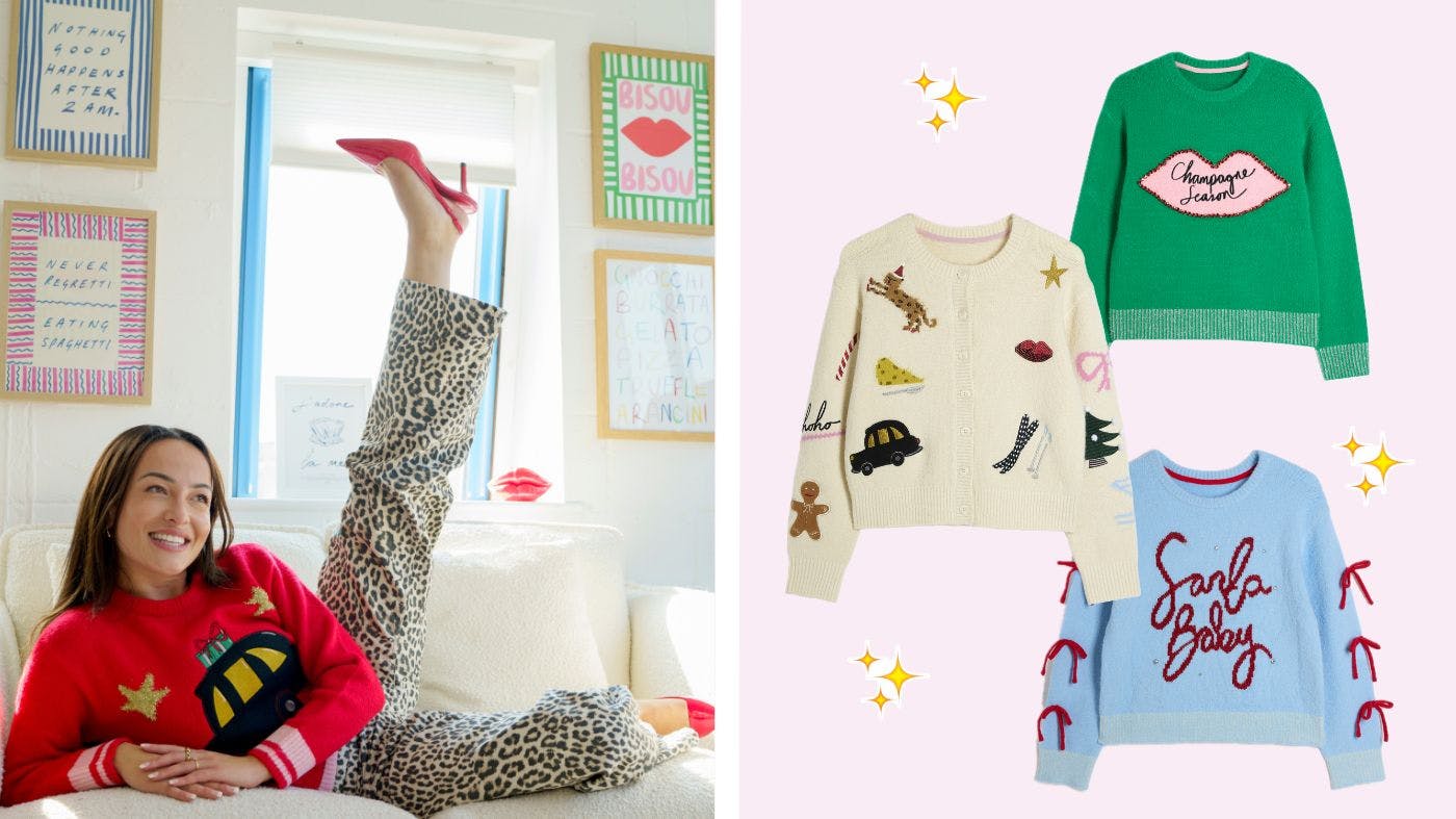 River Island x Nephthys Foster Christmas Jumpers Shop Them Here