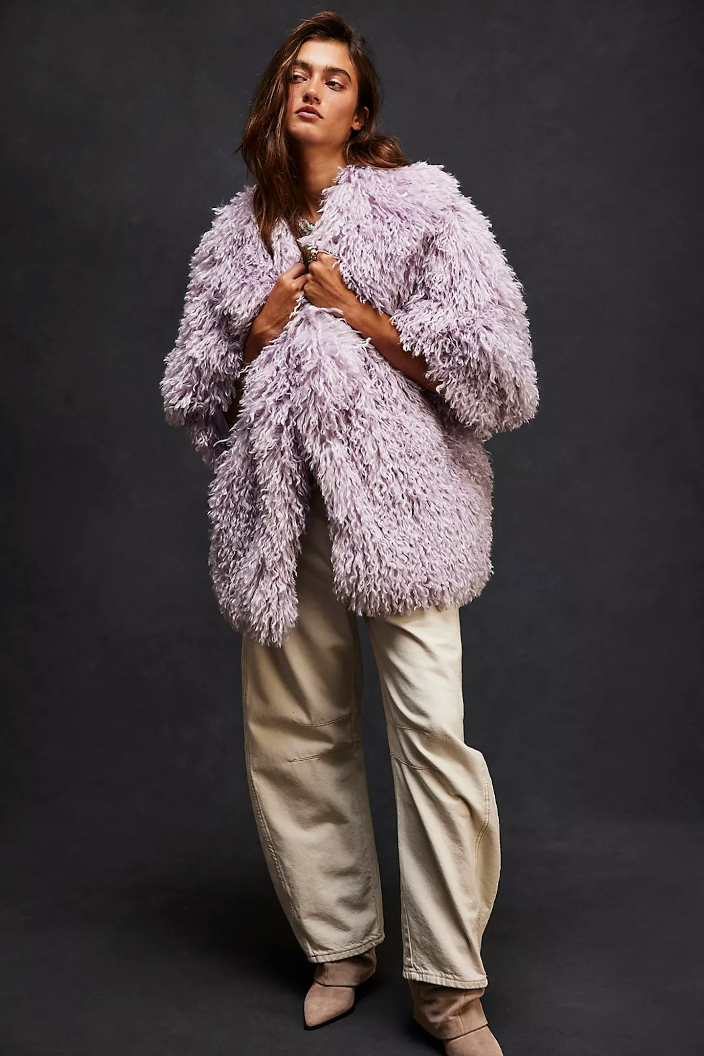 Free People Stargazer Fur Jacket