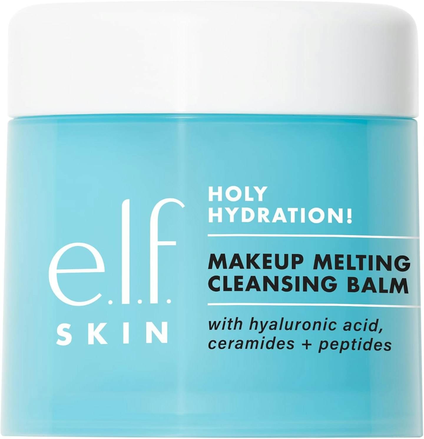 e.l.f. Holy Hydration! Makeup Melting Cleansing Balm, Face Cleanser & Makeup Remover, Infused with Hyaluronic Acid to Hydrate Skin