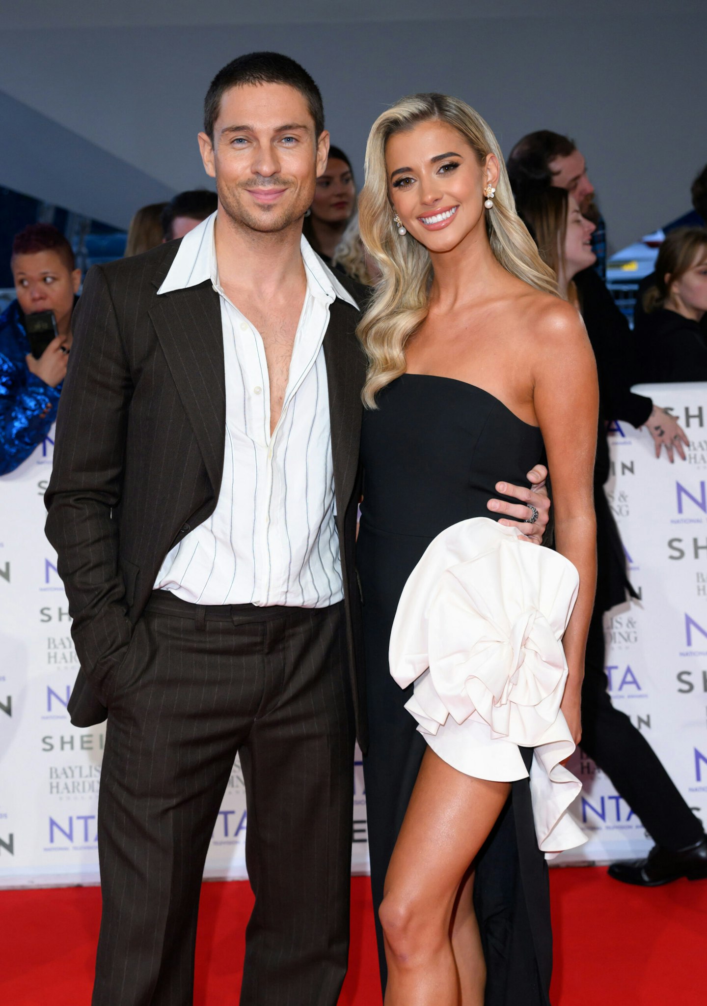 Joey Essex and Jessy Potts attend the National Television Awards 2024