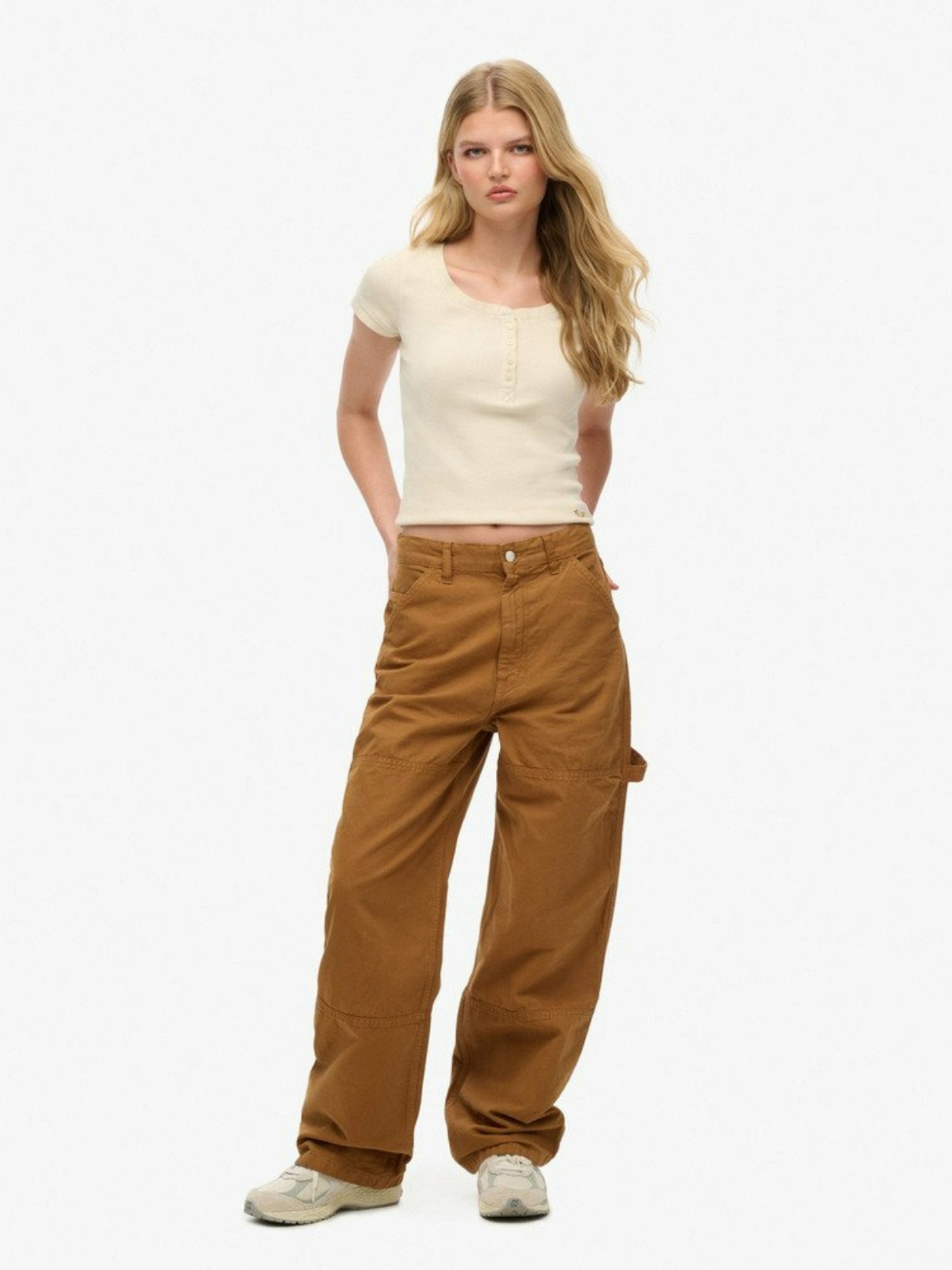 Organic Cotton Vintage Wide Carpenter Pants