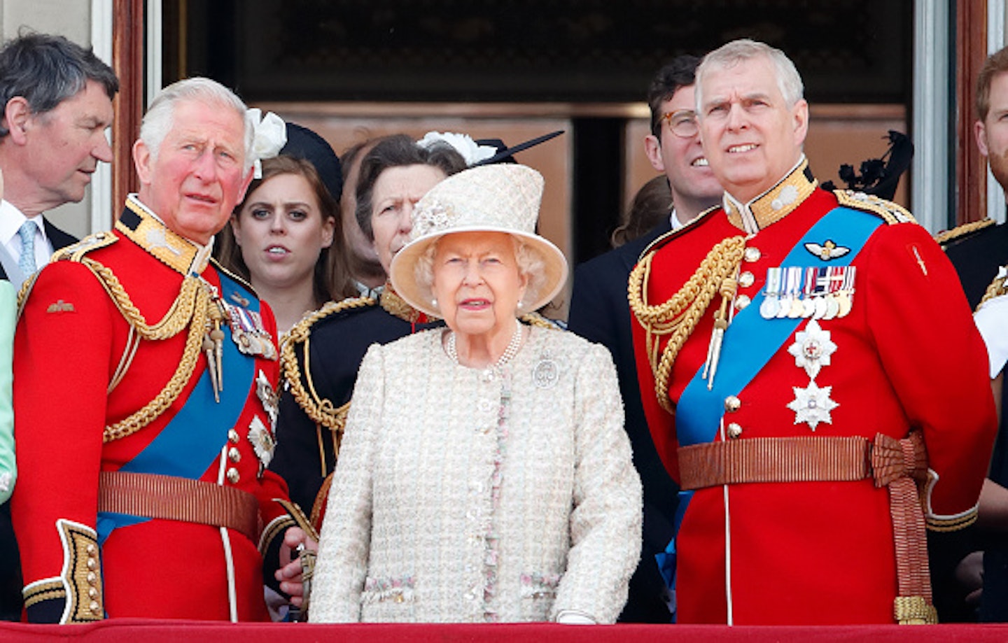 The late Queen with her two sons – she’s said to have had a soft spot for Andrew