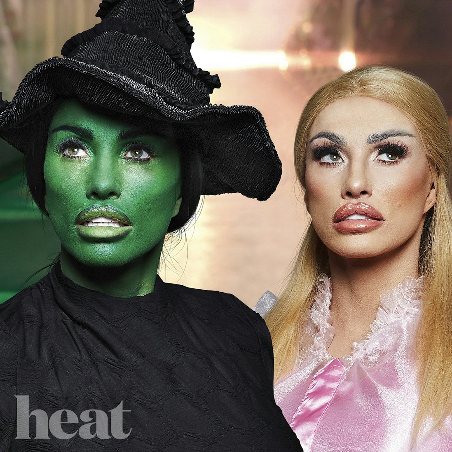 katie price as wicked heat magazine stars dress up