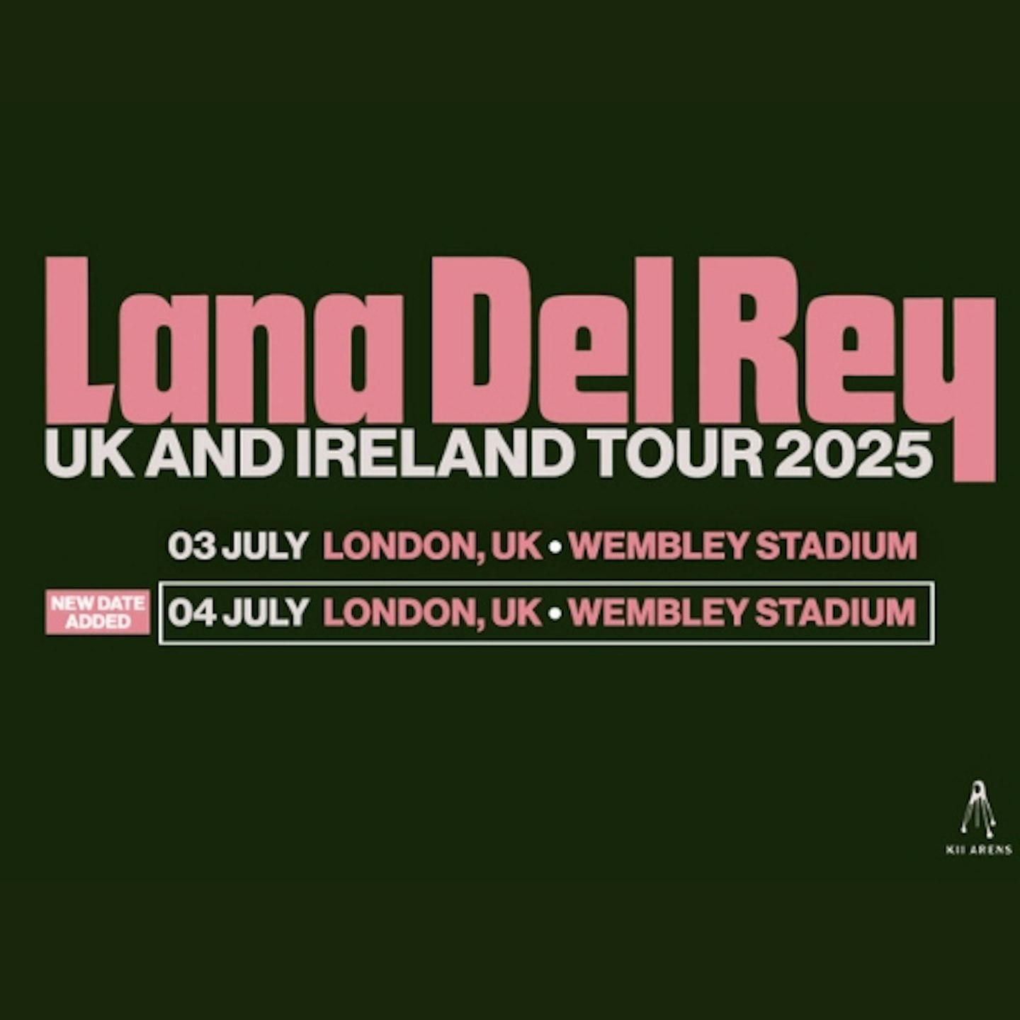 Friday 4 July 2025, Wembley Stadium, London