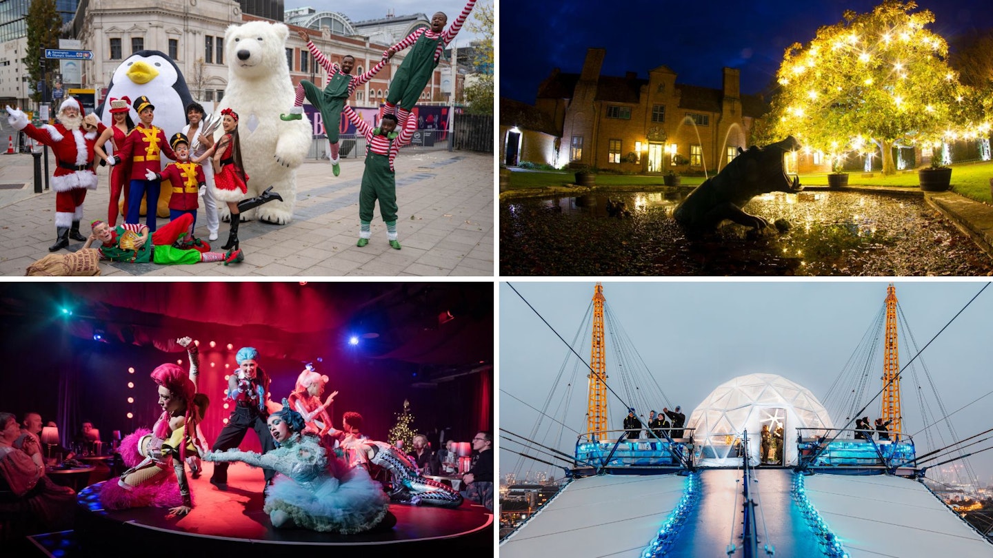Winter Funland, Port Lympne Illuminated, Nutcracker Noir and Up at the O2 snow globe