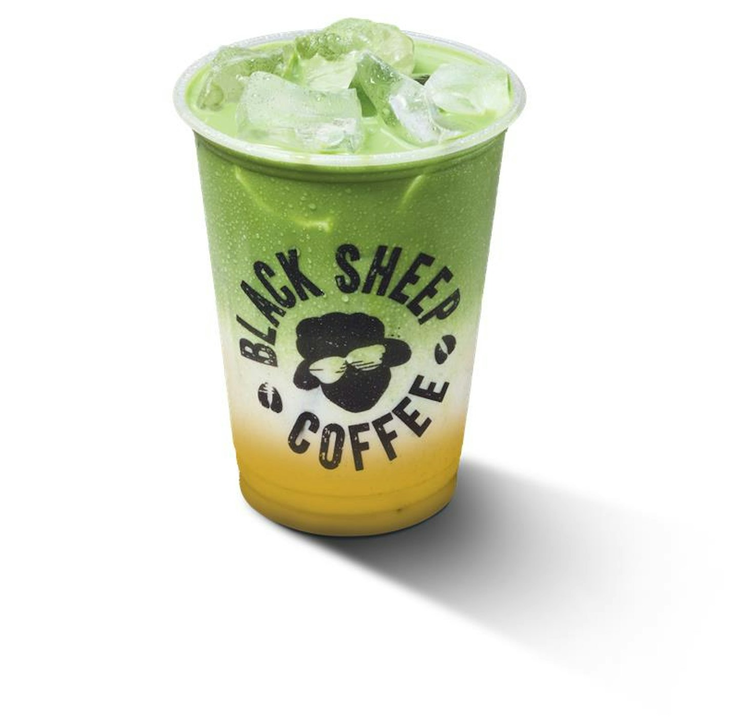 Black Sheep Coffee's Iced Tumeric Matcha Latte