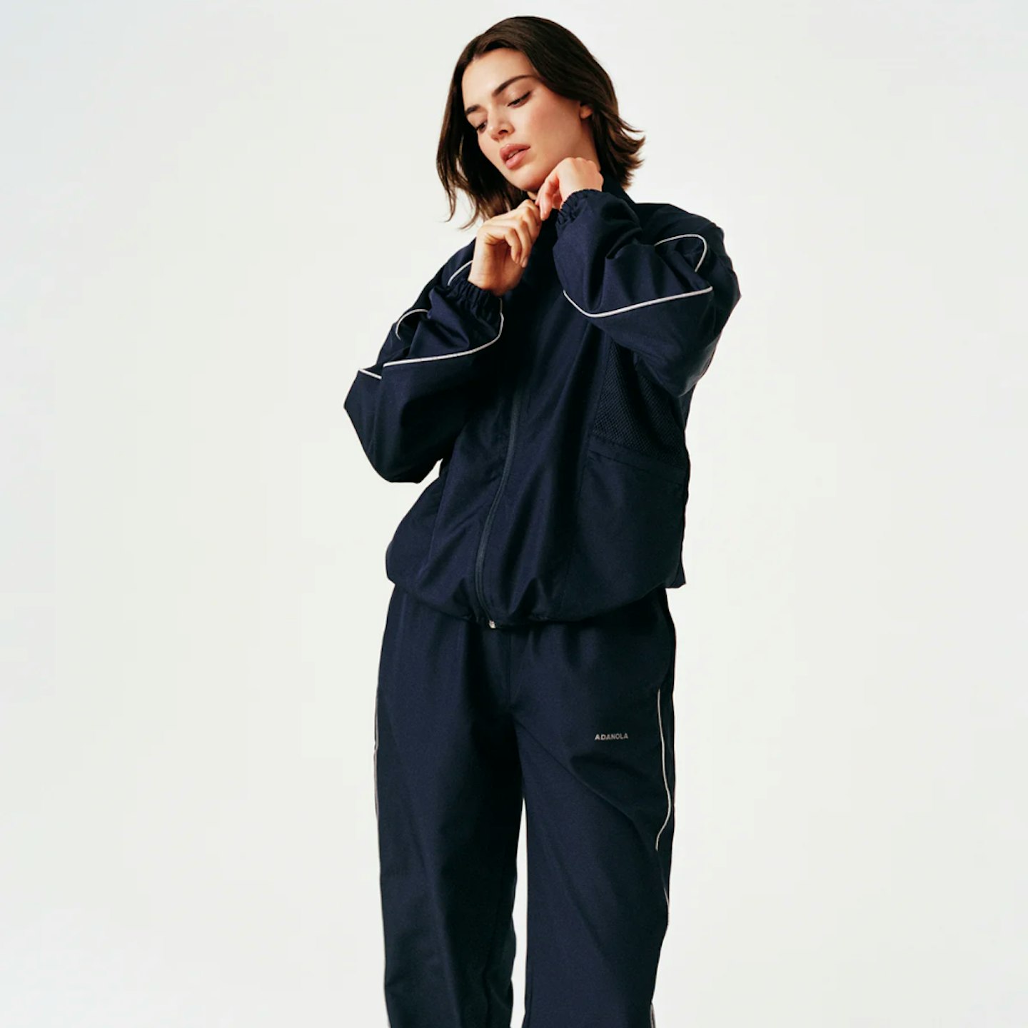 navy tracksuit trousers from Adanola