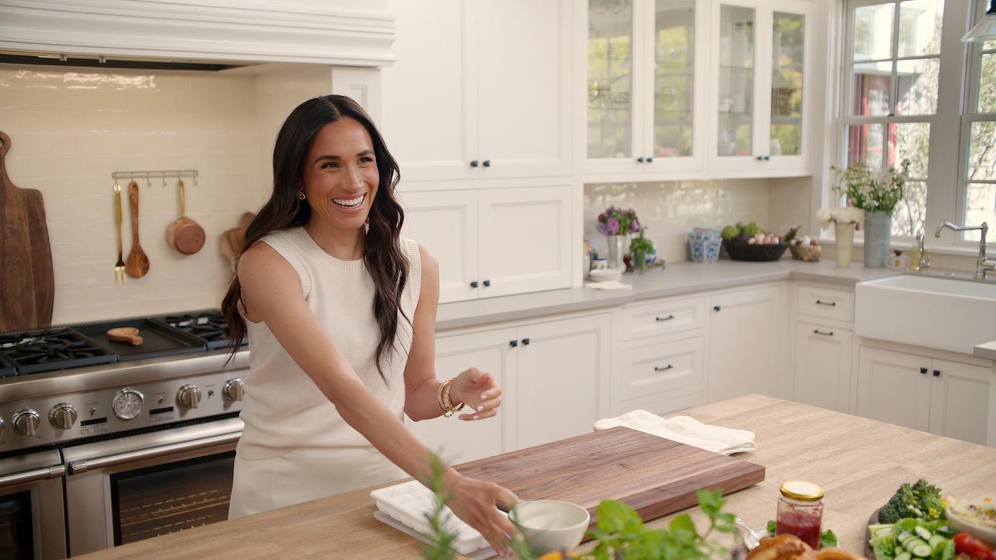 Meghan Markle in the kitchen for her new Netflix show