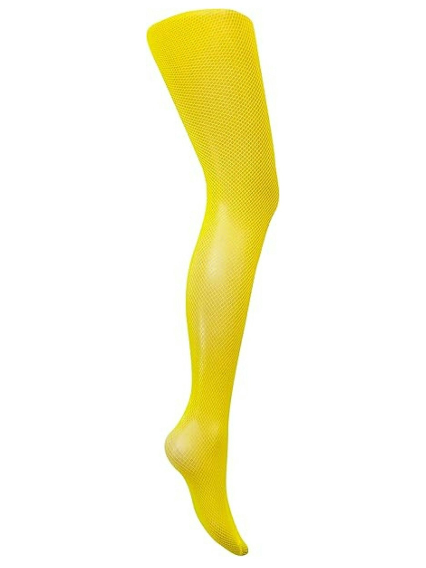 Amazon Yellow Fishnet Tights