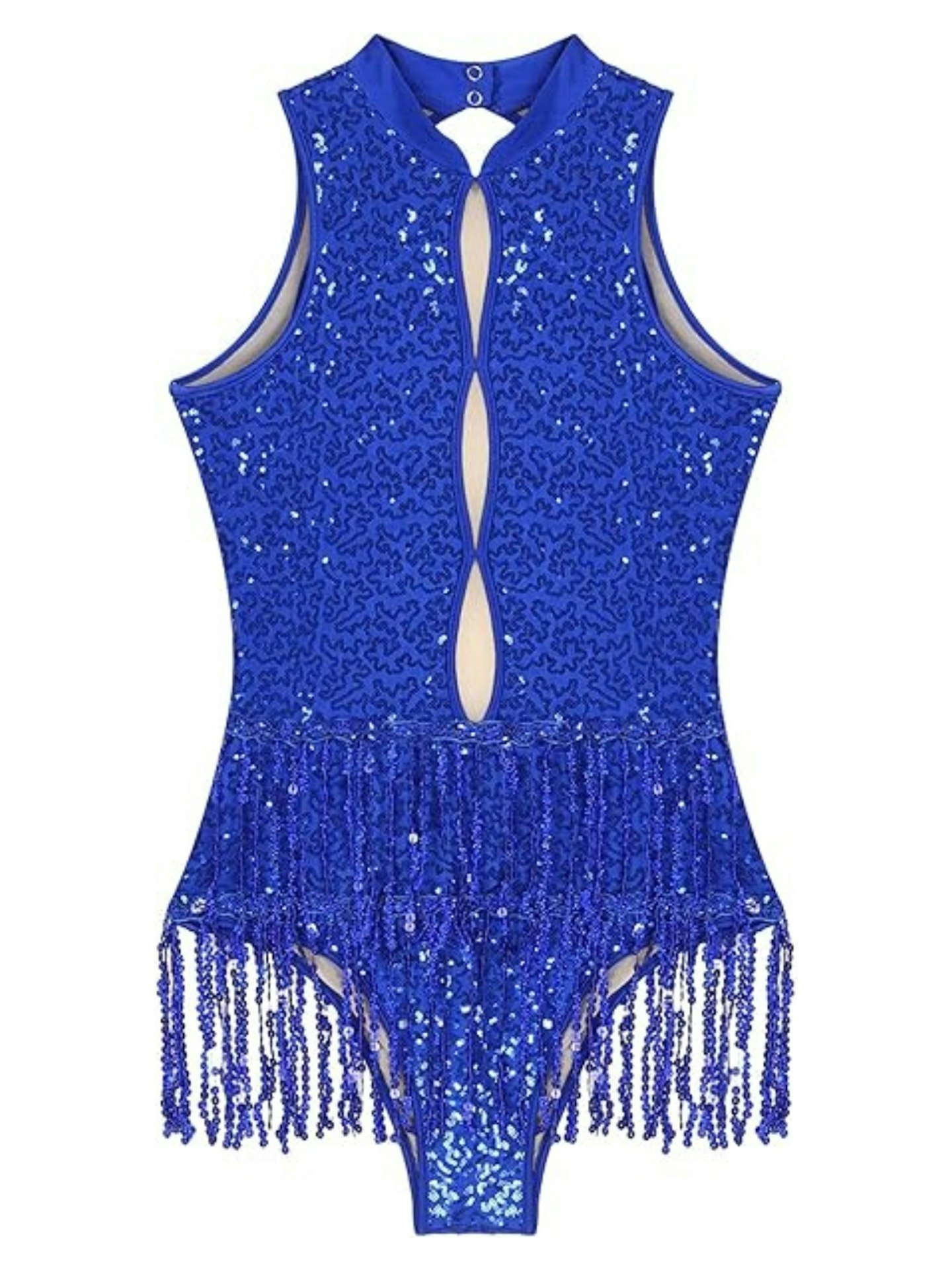 Amazon Blue Sequin Jumpsuit