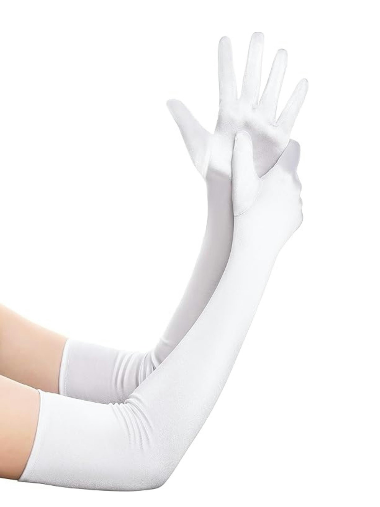 Amazon White Evening Gloves