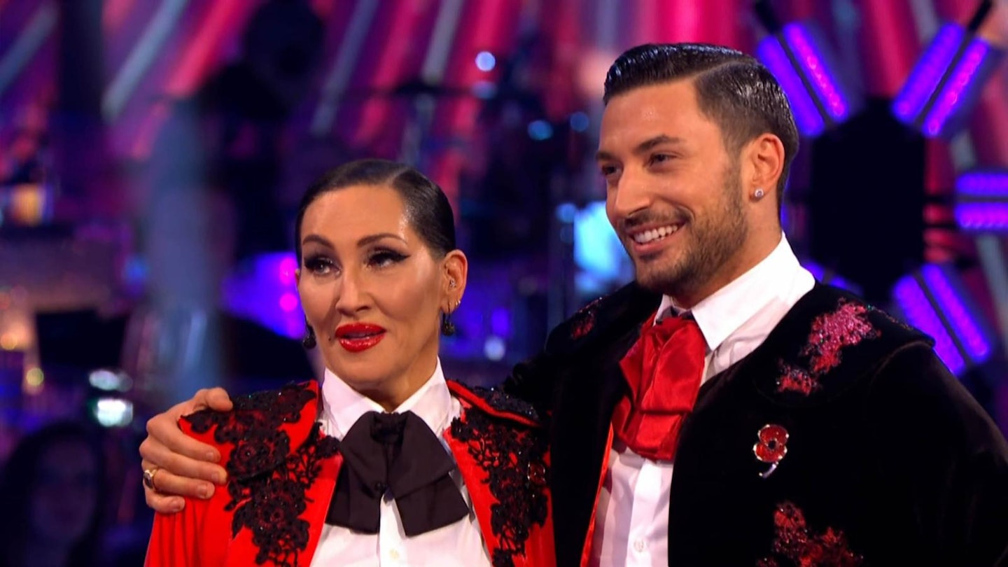 Michelle Visage and Giovanni Pernice on Strictly Come Dancing