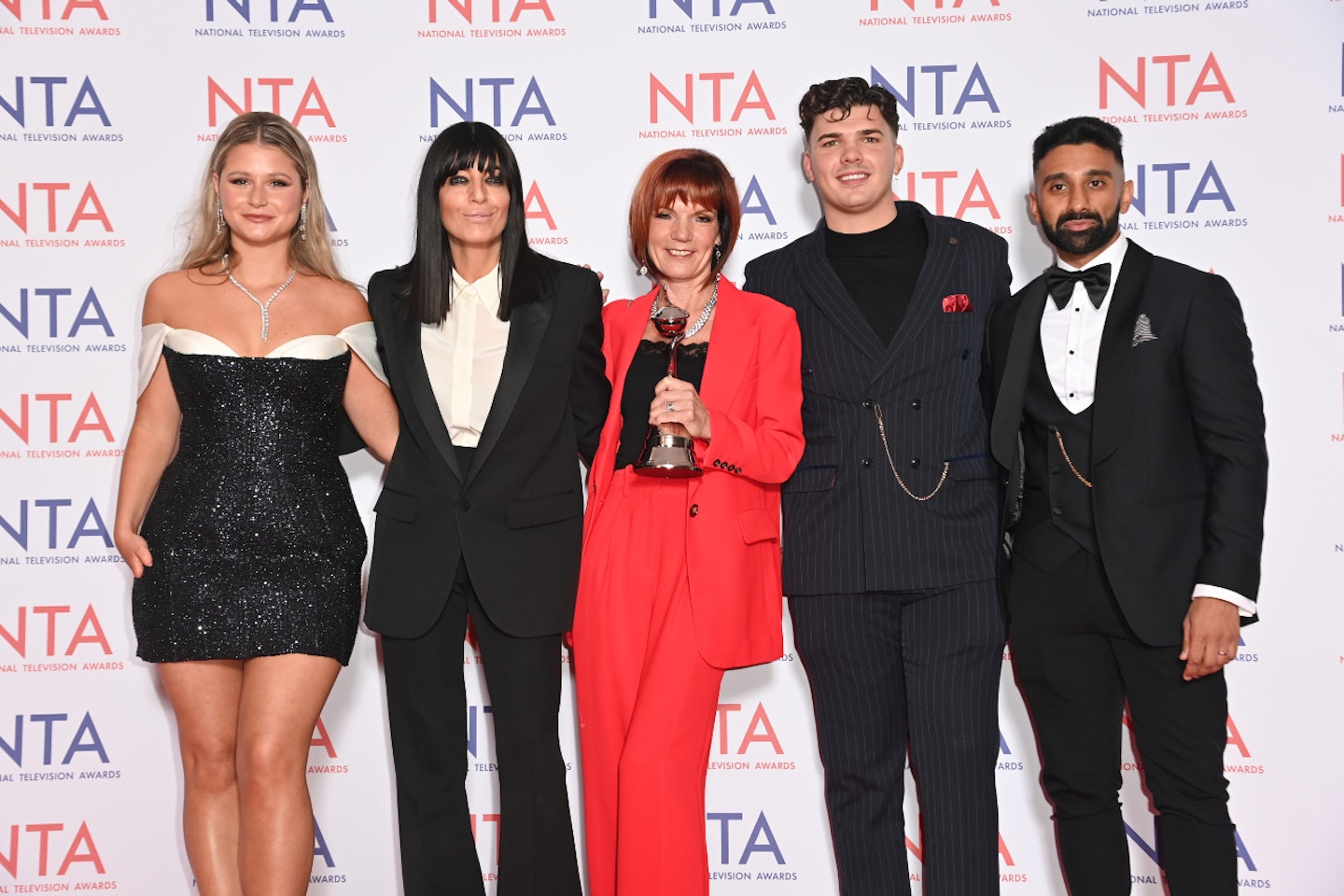 Mollie Pearce, Claudia Winkleman, Diane Carson, Harry Clarke and Jaz Singh