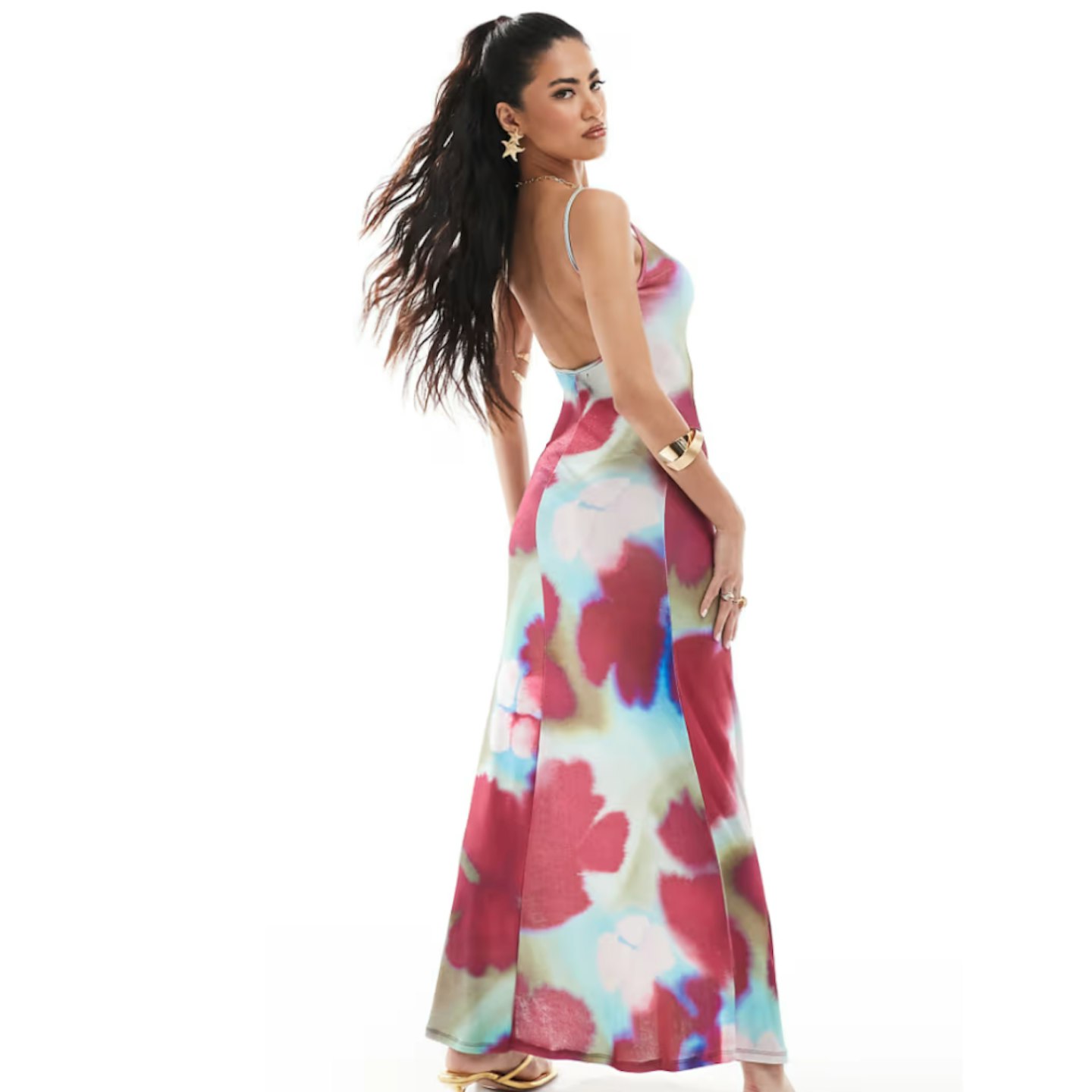 ASOS floral maxi dress