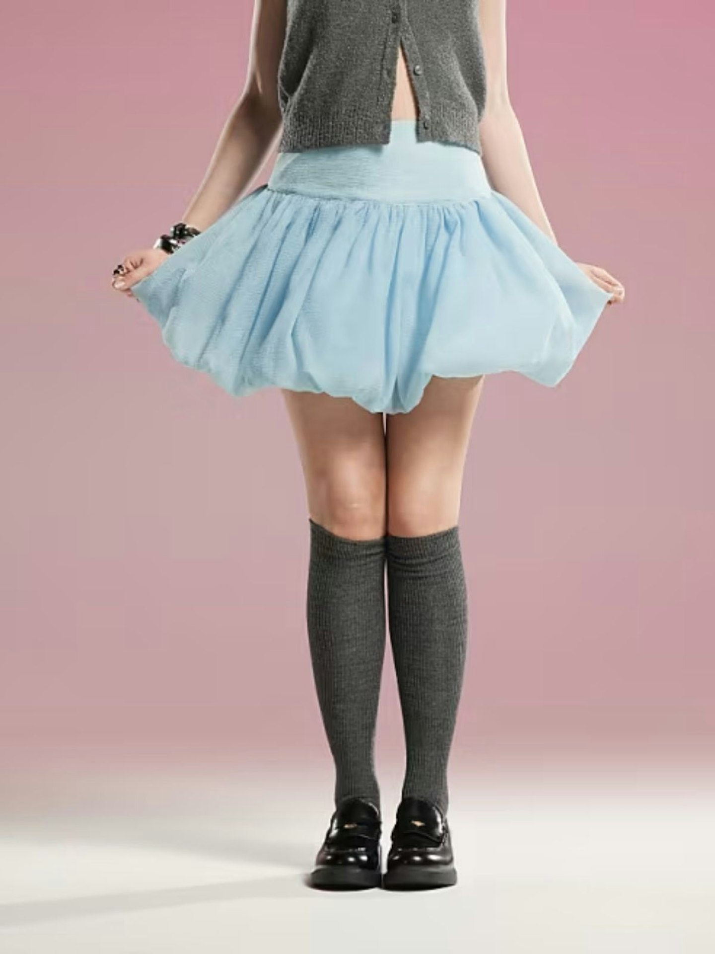 Sister Jane Bubble Hem Mini Skirt