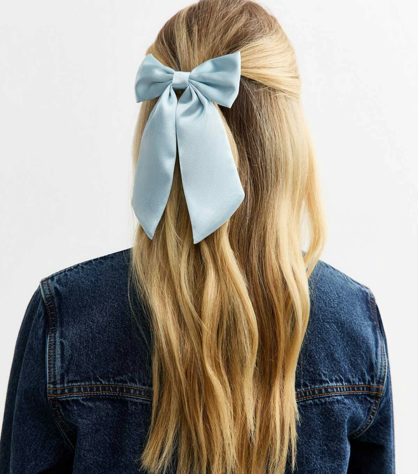 New Look Pale Blue Bow Hair Slide