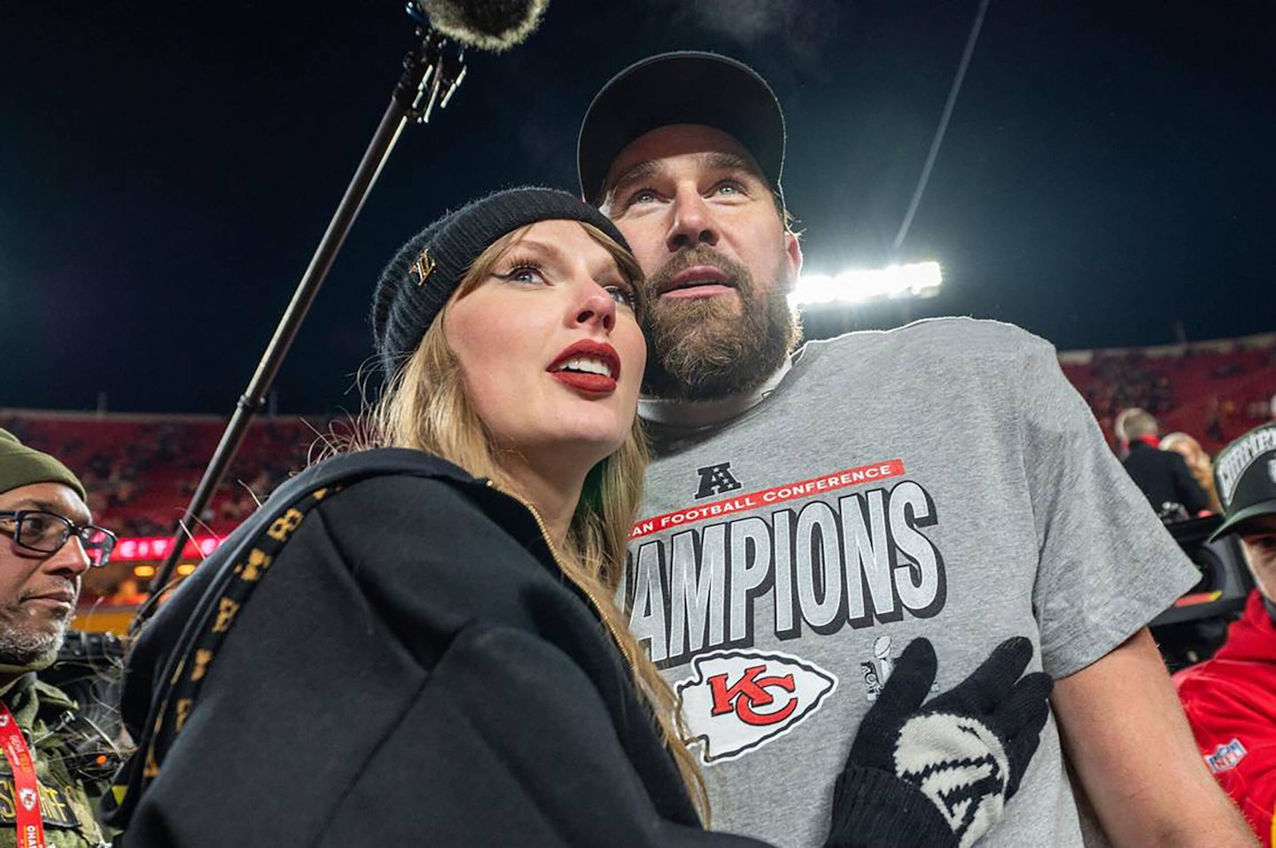 Taylor Swift and Travis Kelce