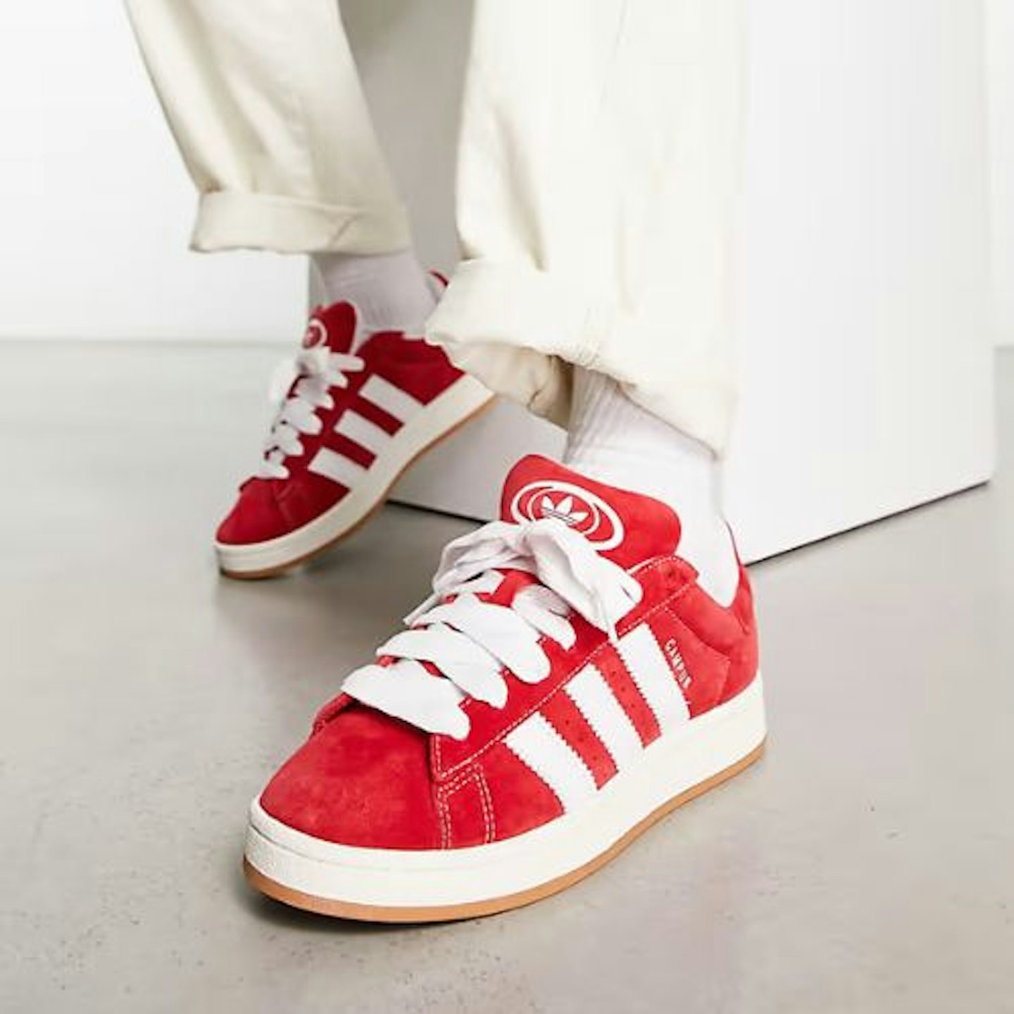 Adidas Originals Campus 00s Trainers in Red