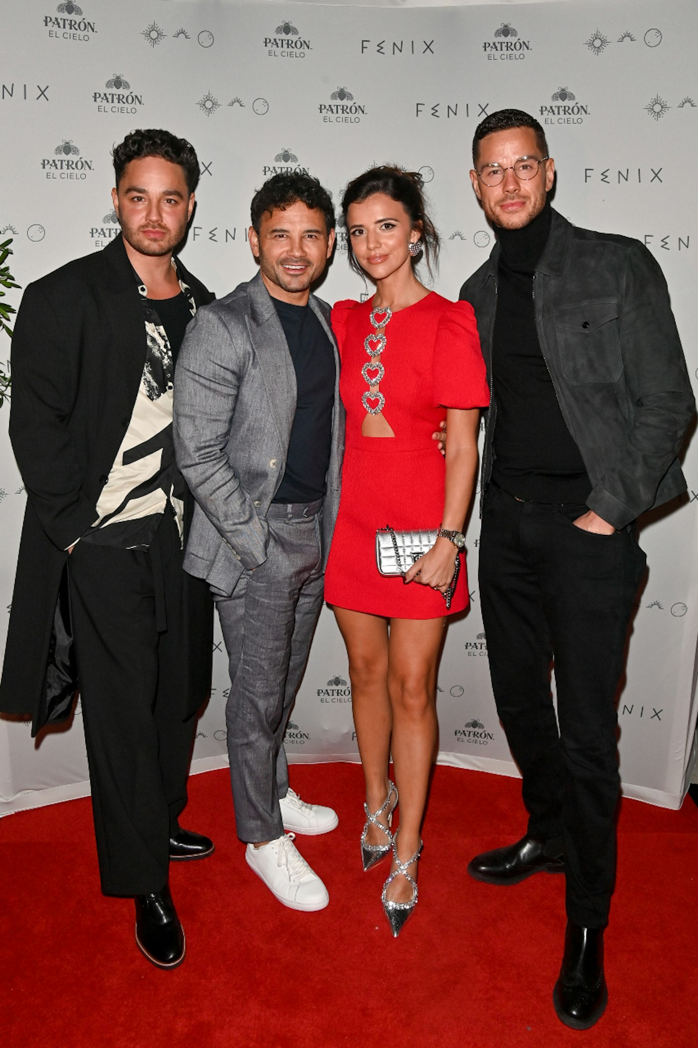 Adam Thomas, Ryan Thomas, Lucy Mecklenburgh and Scott Thomas