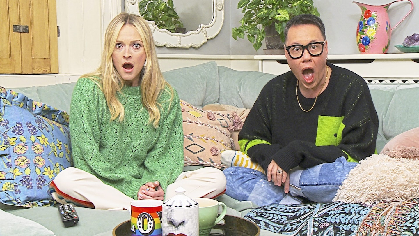 Fearne Cotton and Gok Wan on Celebrity Gogglebox