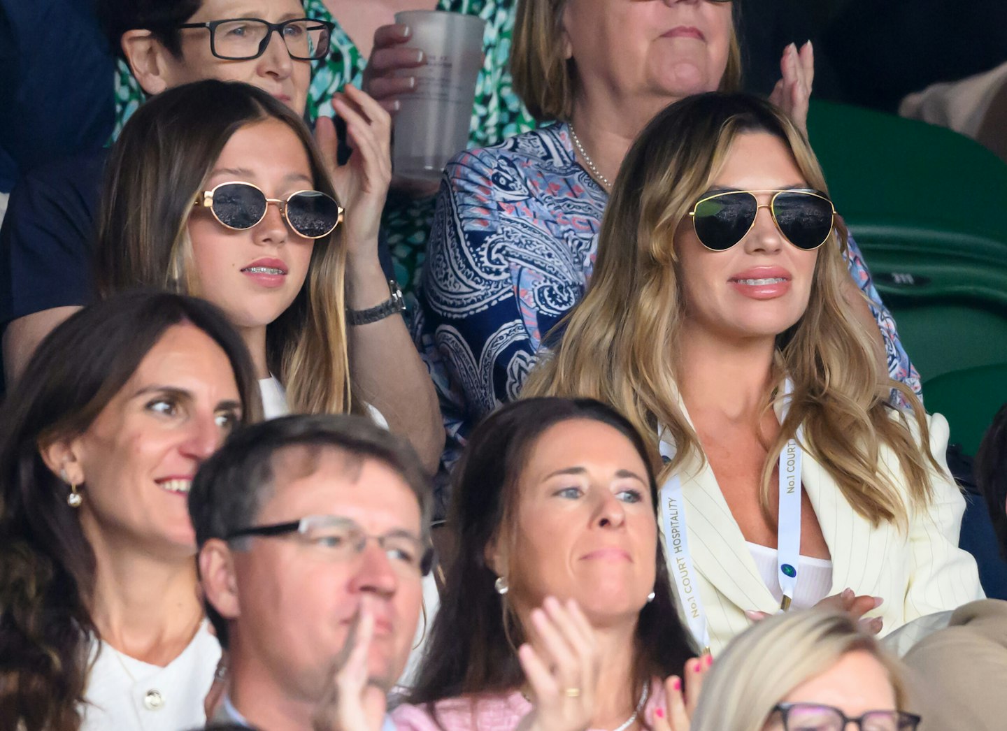 Abbey Clancy and Sophia