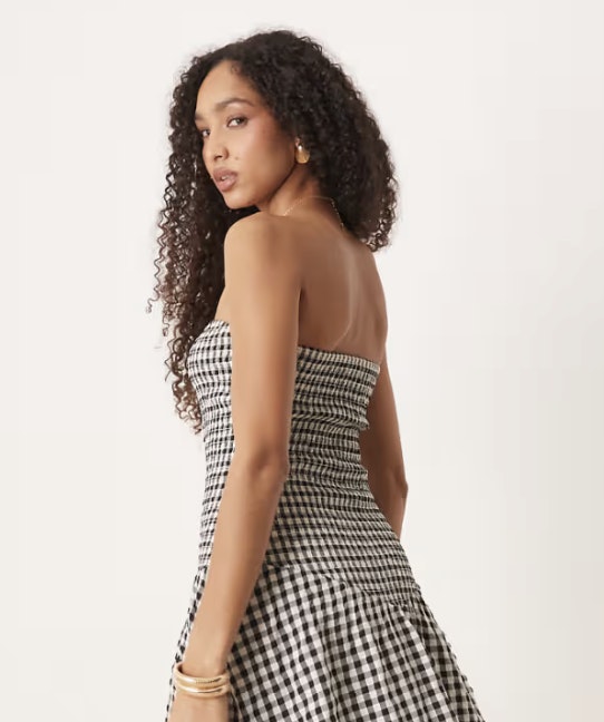 Asos design gingham dress
