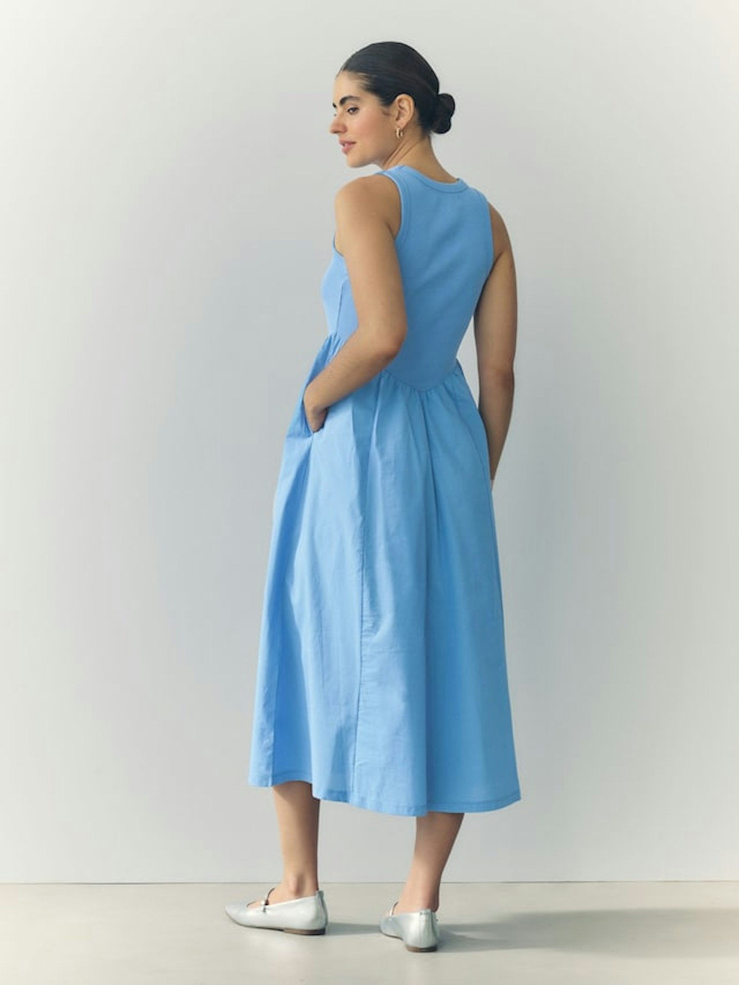 Next blue midi dress