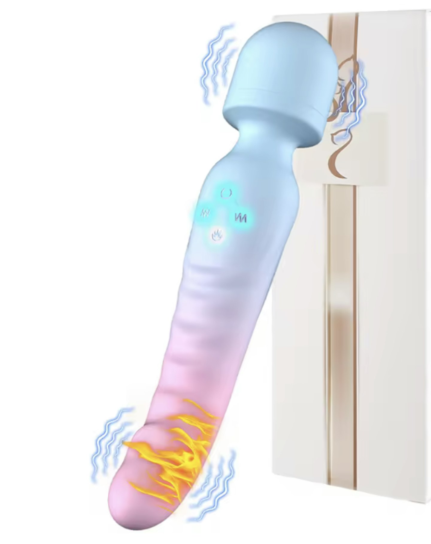 Vibrator and massager wand