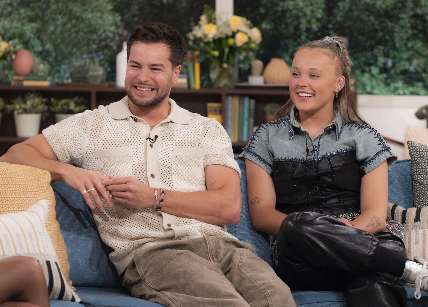 Chris Hughes and JoJo Siwa