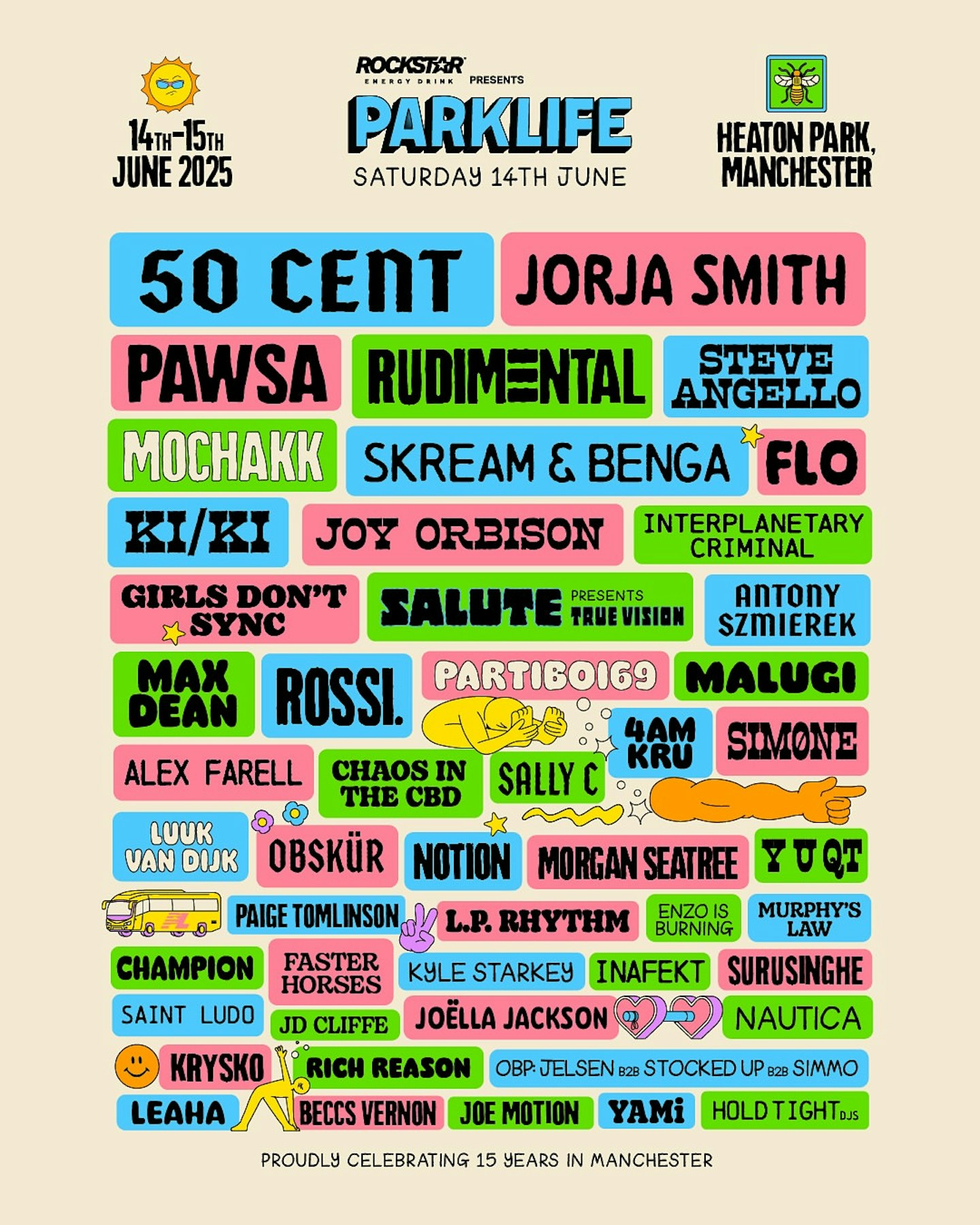 parklife 2025 line up
