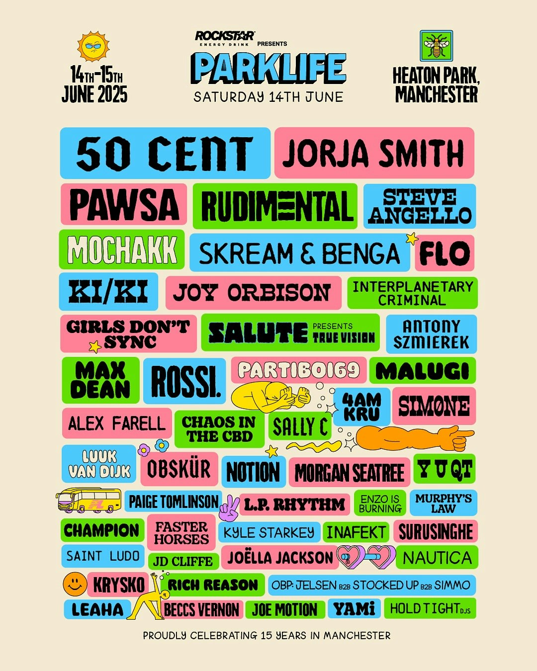 parklife 2025 line up