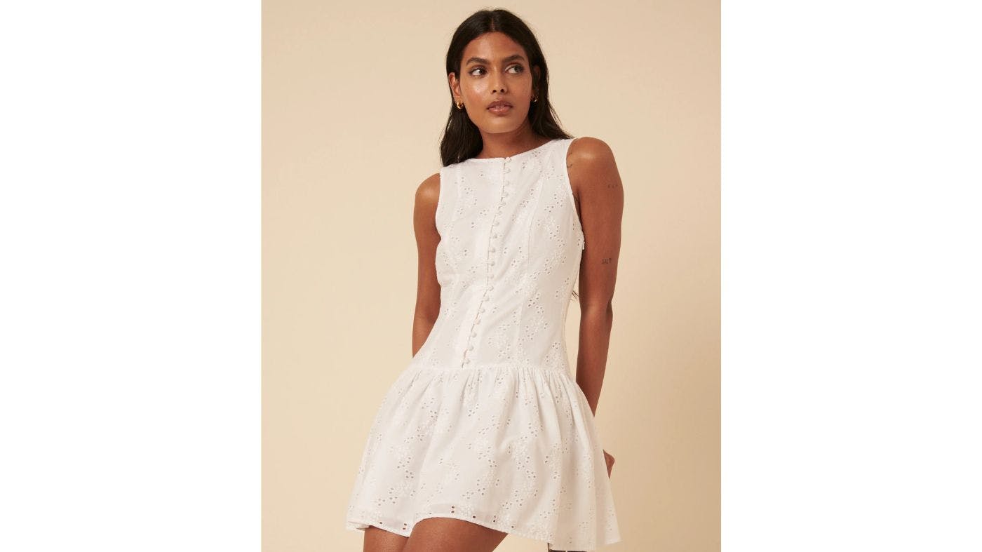 This in-demand white dress is a summer staple and it's selling fast