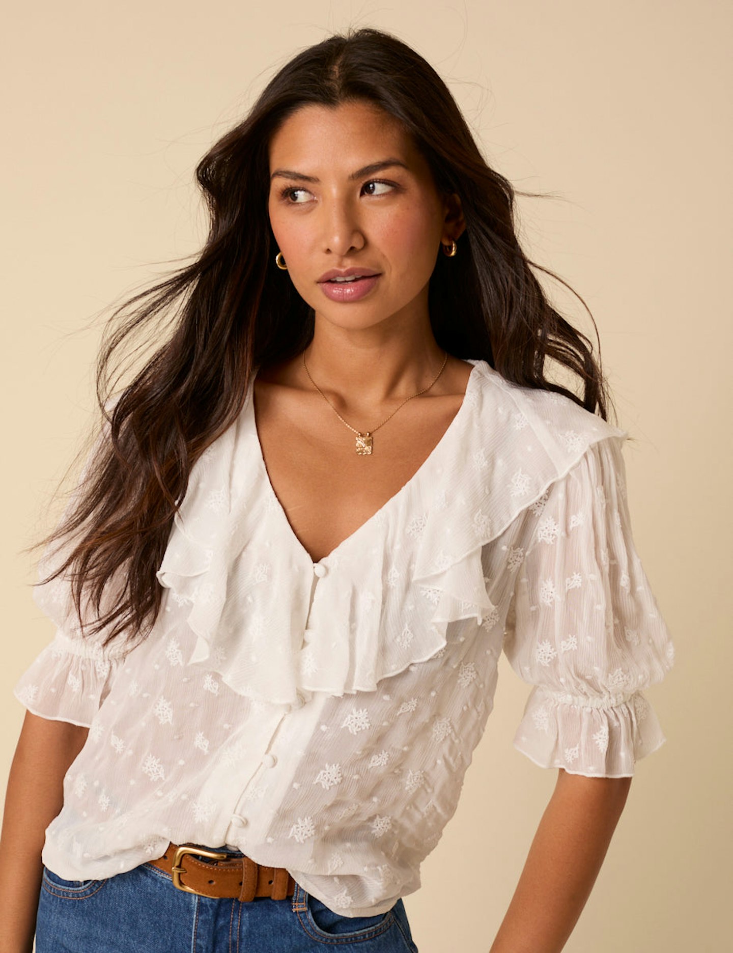 Nobody's Child white blouse