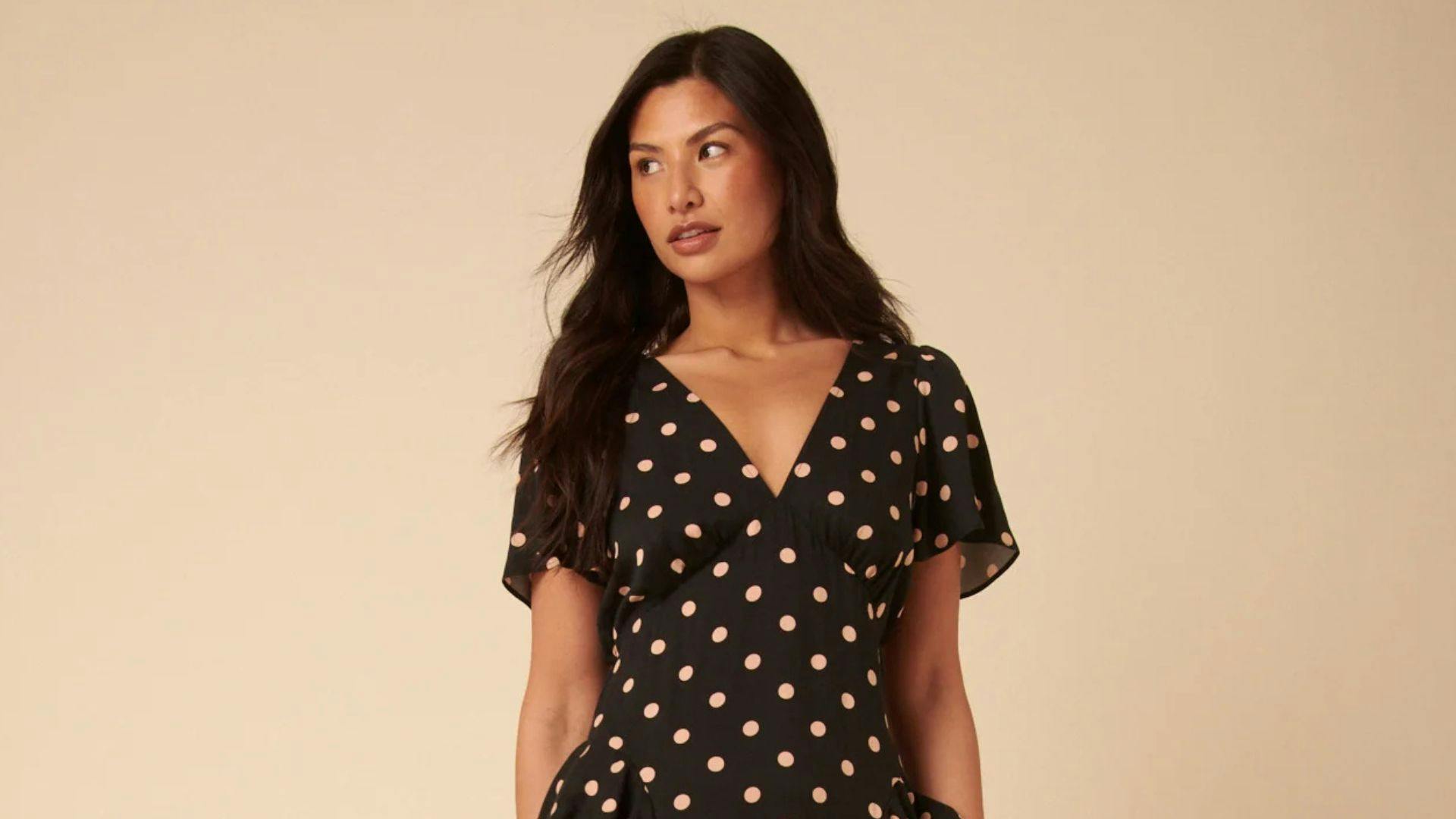 This dress is identical to Kate Middleton's viral polka dot one