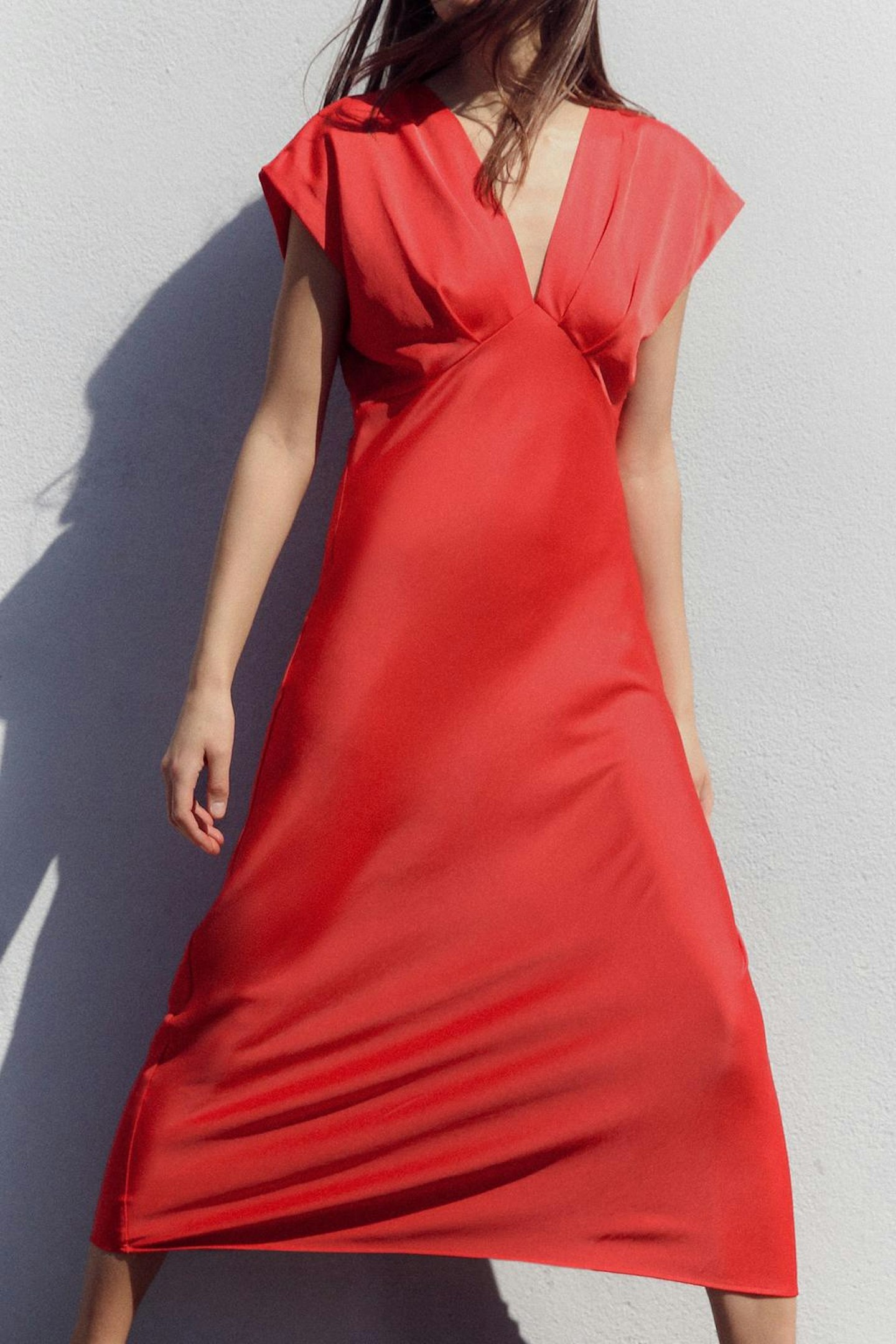 Zara red dress