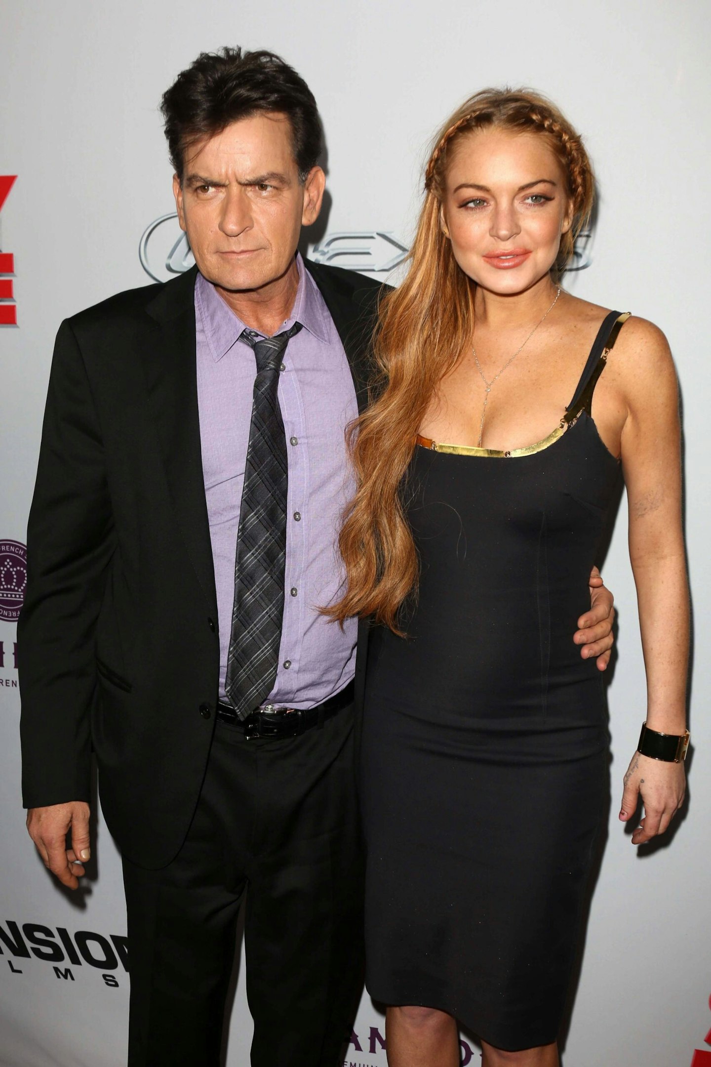 charlie sheen and lindsay lohan