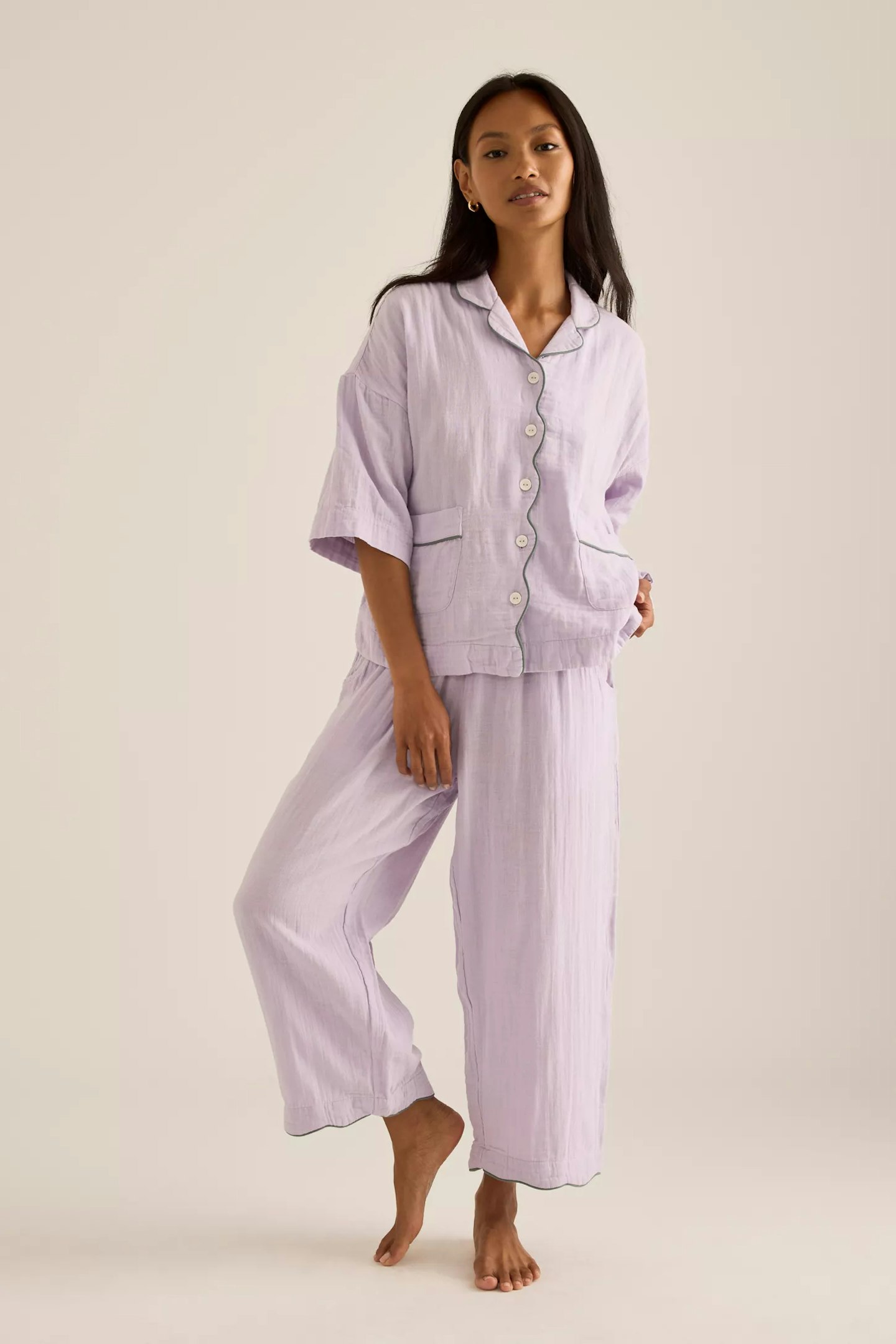 TBCO CROPPED TROUSER PYJAMA SET