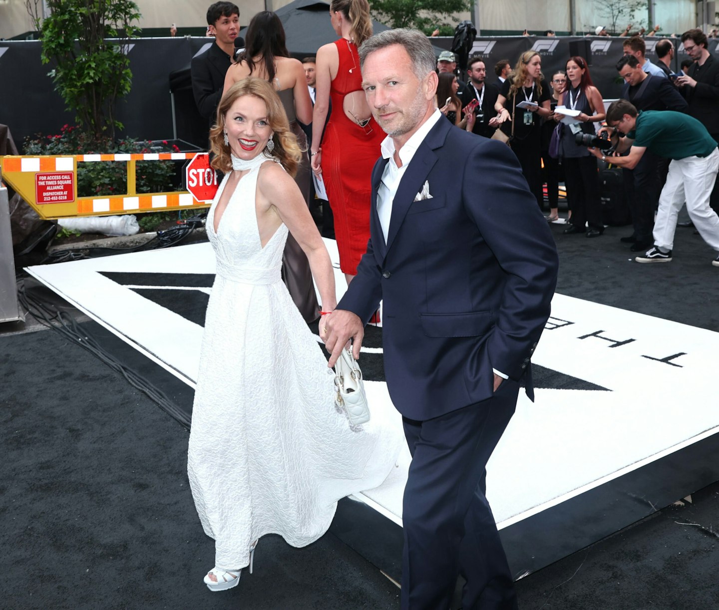 Geri Halliwell with Christian Horner