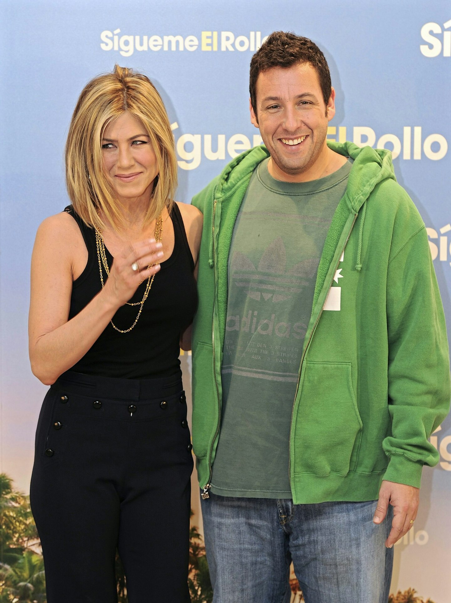 Jennifer Aniston and Adam Sandler