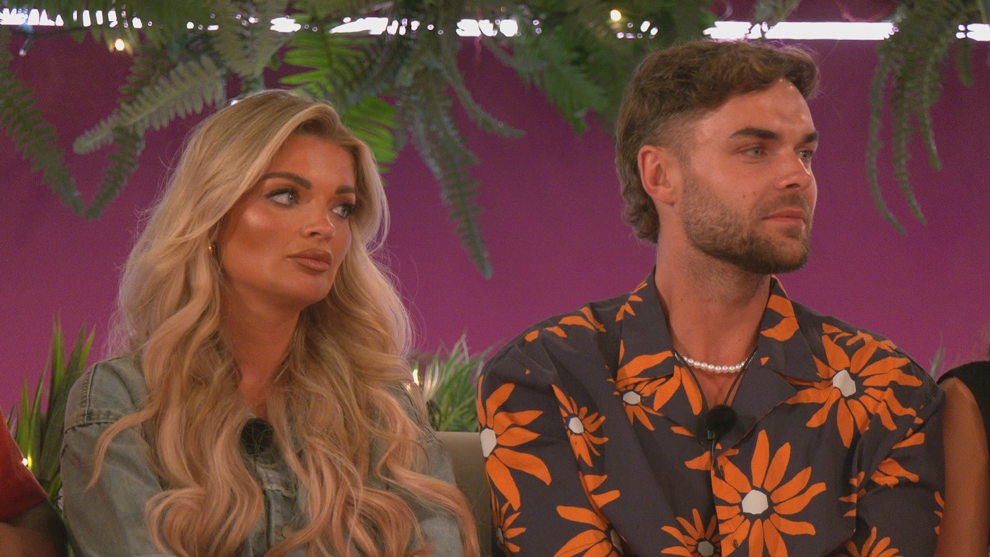 Helena Ford and Harry Cooksley on Love Island