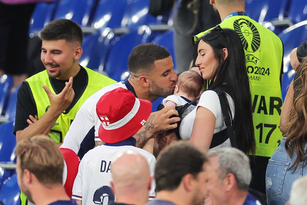 Kyle Walker and Annie Kilner