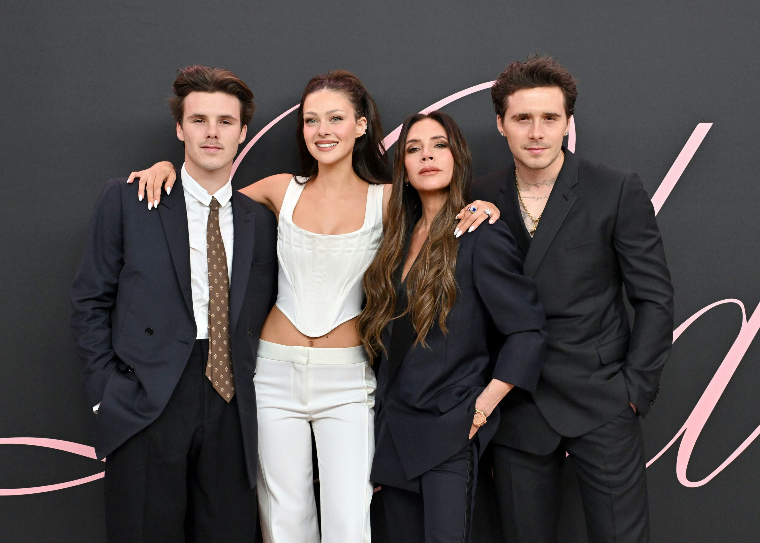 victoria, brooklyn, cruz beckham and nicola peltz