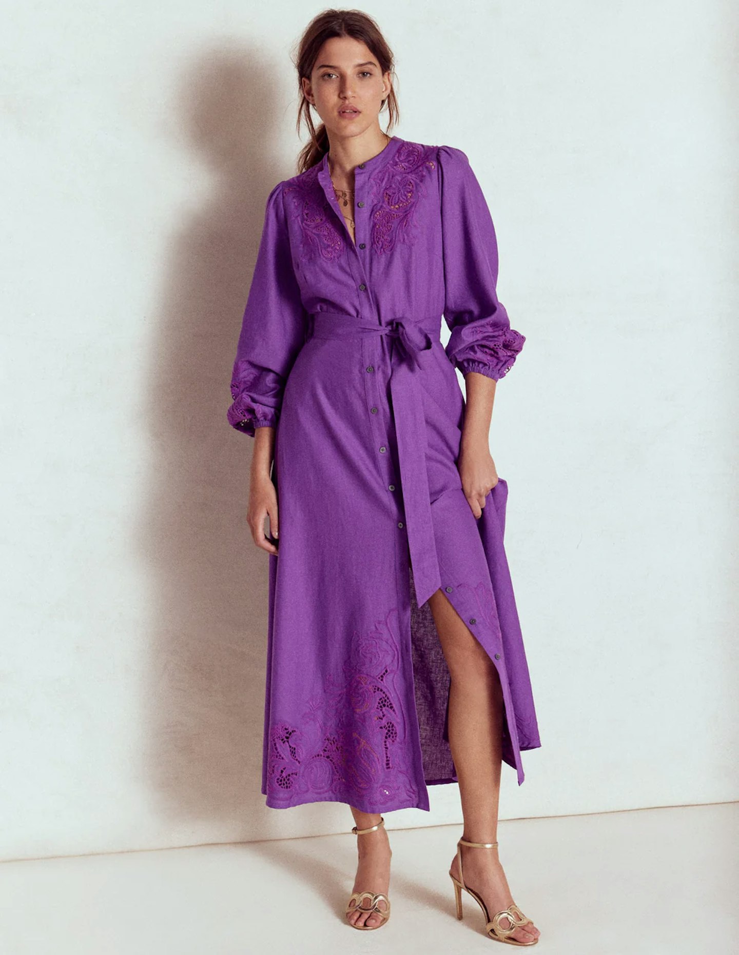 SHOP: Mae Linen Blend Shirt Dress