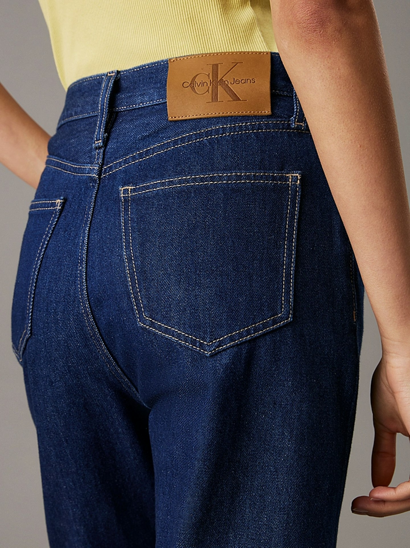 SHOP: Calvin Klein High Rise Straight Jeans