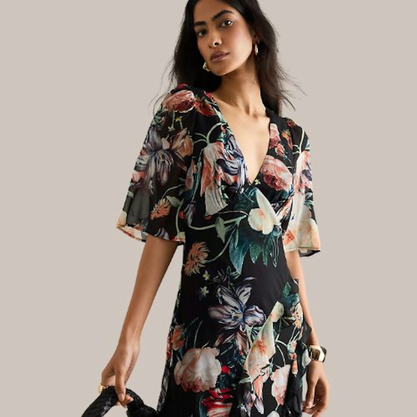Kachel Georgie Floral Maxi Dress