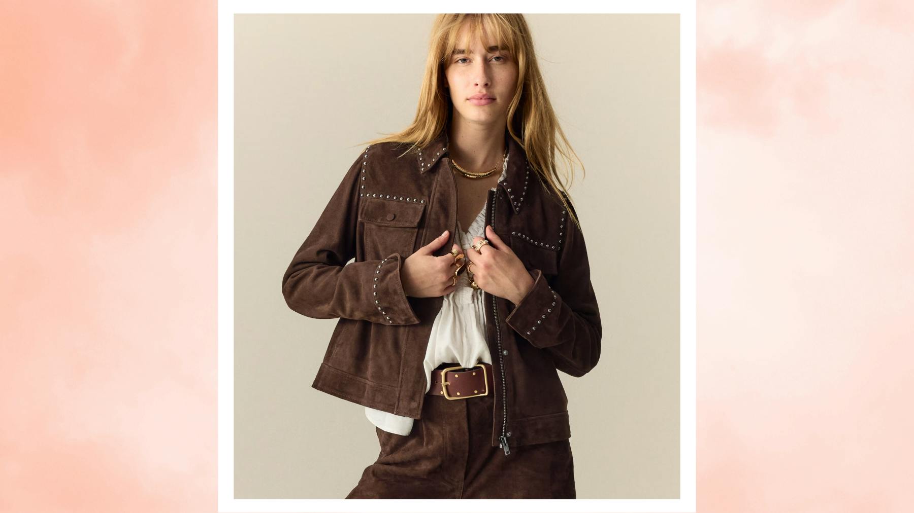 The M&S suede jacket everyone's obsessed with - it's selling FAST