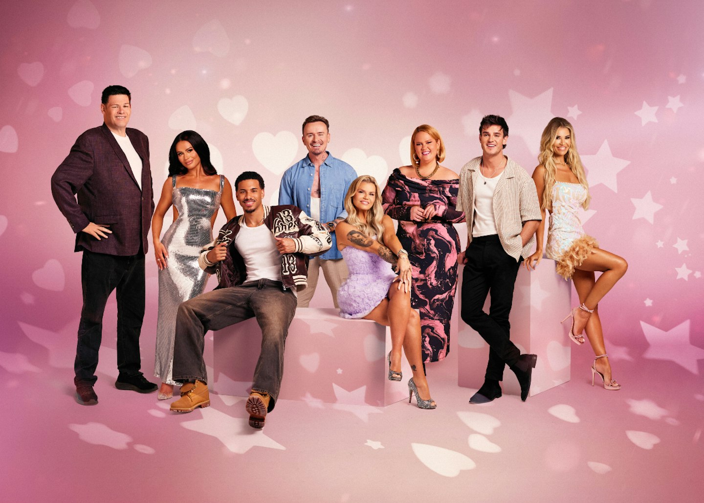Mark 'The Beast' Labbett, Olivia Hawkins, Louis Russell, Jon Lee, Kerry Katona, Donna Preston, Sam Prince and Christine McGuinness